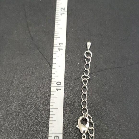 *Sale* Green glass heart pendant necklace - Picture 10 of 11